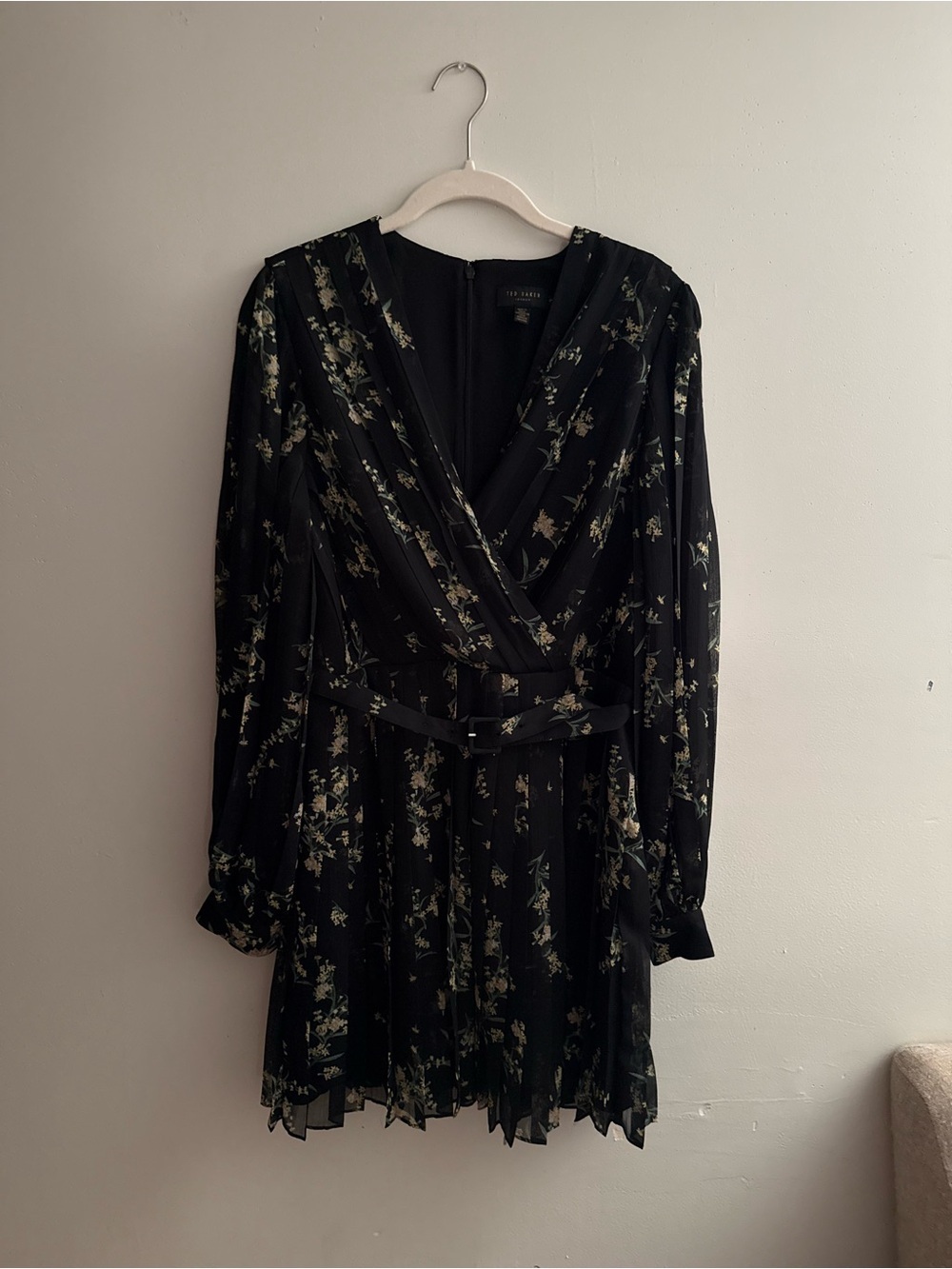 Ted Baker Papyrus Pleated Mini Dress - Picture 2 of 5